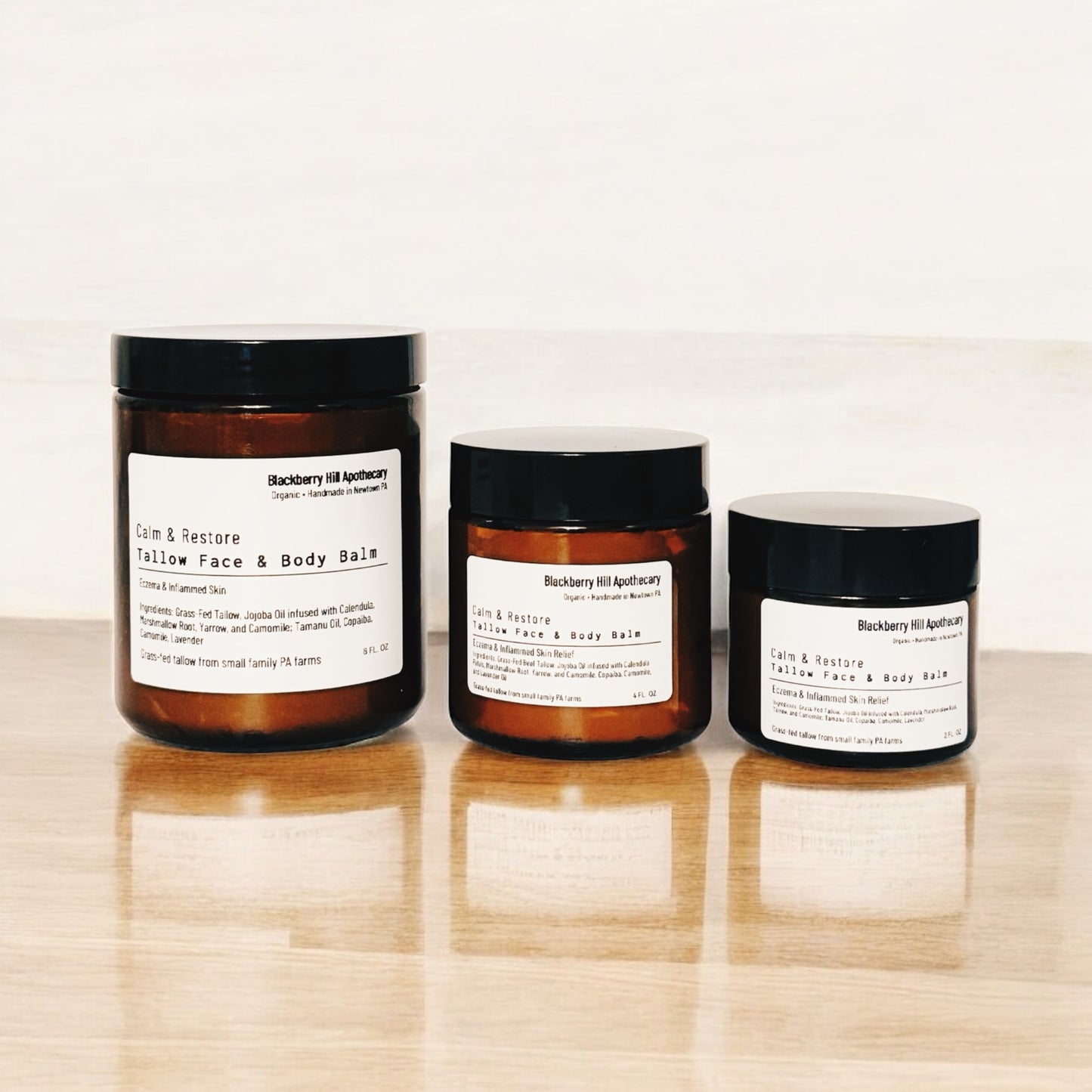 Calm & Restore Whipped Tallow Inflammation Reduction, Eczema, Sensitive Skin Cream