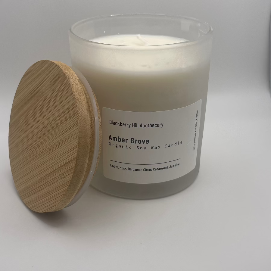 Amber Grove Essential Oil Candle