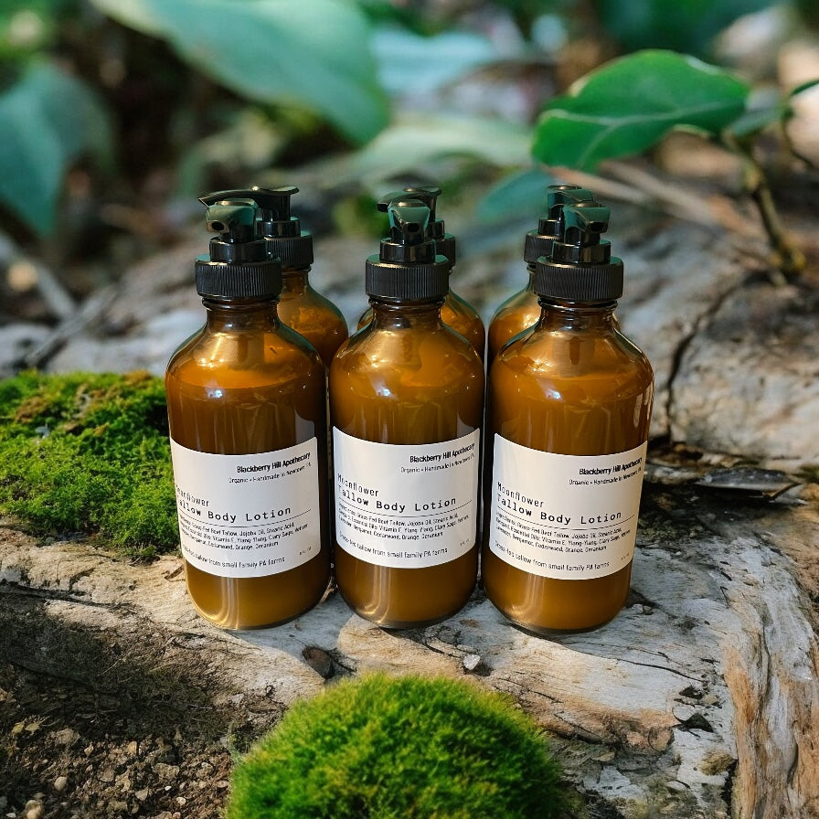 Tallow Body Lotion: Lavender Sky & Moonflower