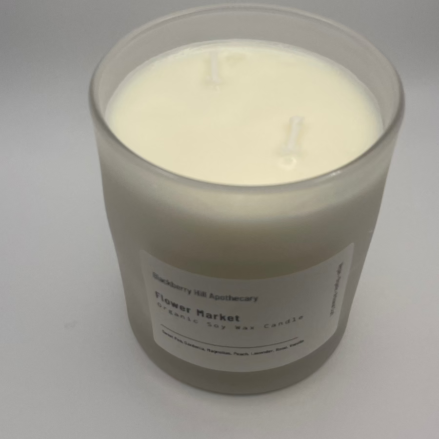 Flower Market Candle with decadent flower abundant aroma