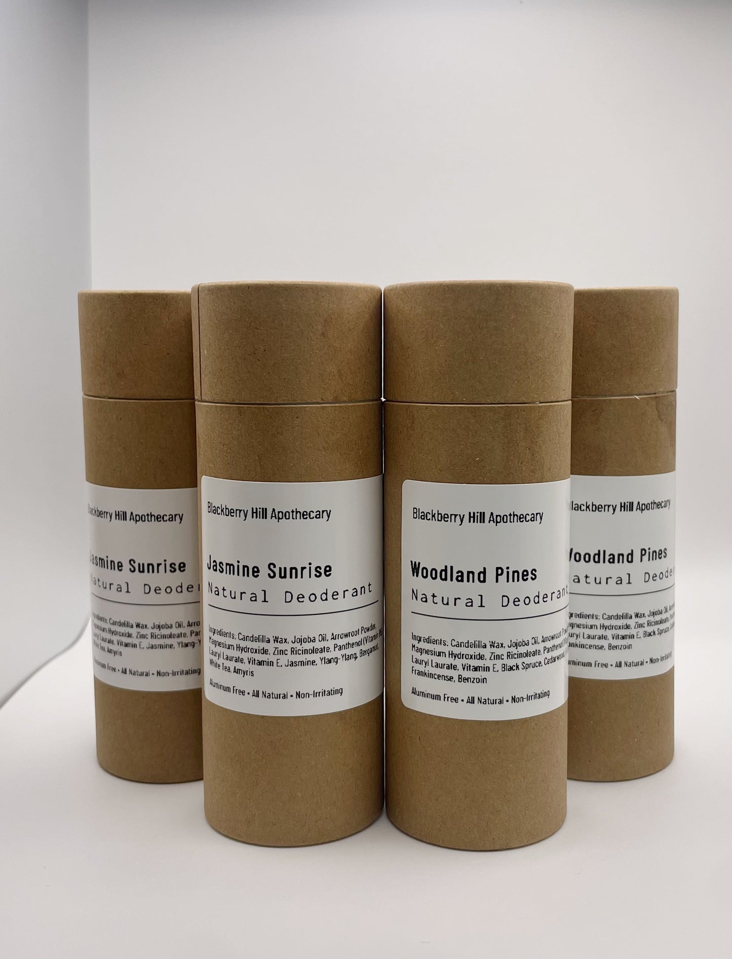 Natural Non-Irritating Deodorant Woodland Pines- Designed to Naturally Knock Out Odor